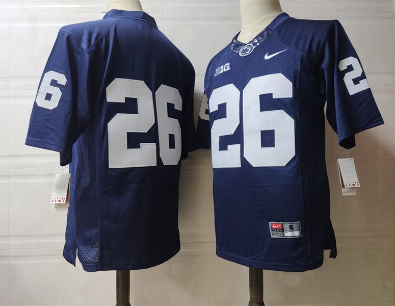 Men Penn State Natty Lions #26 No Name Blue Nike 2025 NCAA Jersey